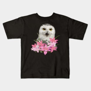 Snowy owl Kids T-Shirt